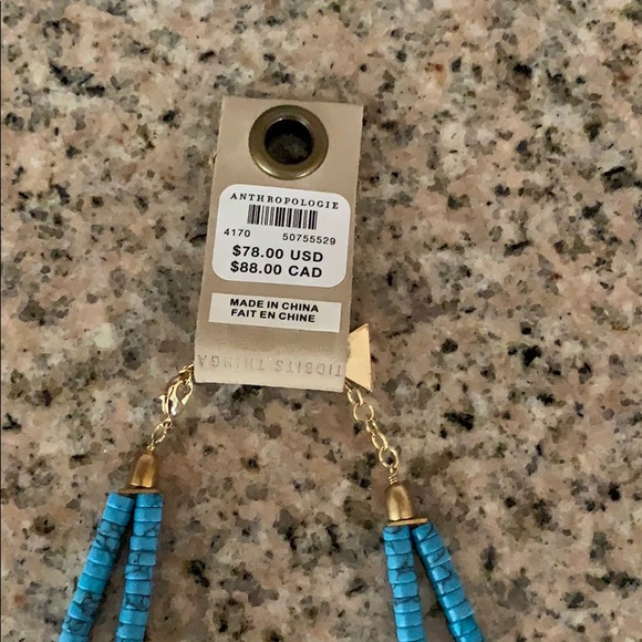 Beautiful Anthropologie turquoise necklace - Picture 4 of 4